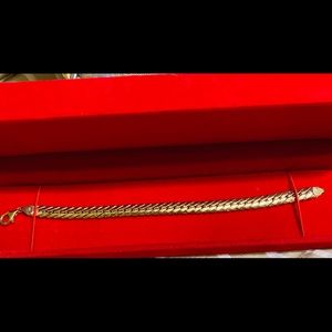 NWOT 18k  Real Saudi Gold Bracelet